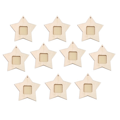 

10pcs Wooden Mini Photo Frame Home Decoration Small Photo Frame Home Decoration Small Pendant