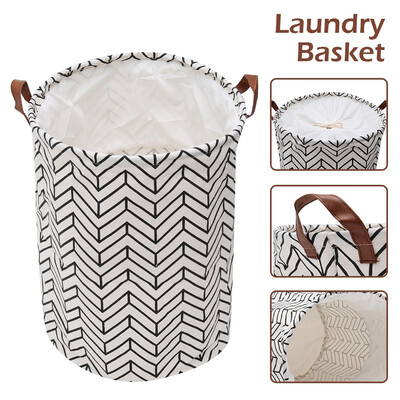 

1pc Cloth Art Folding Geometry Dirty Clothes Toys Storage Bucket Household Storage Basket Dirty Clothes Laundry Basket 4050cm