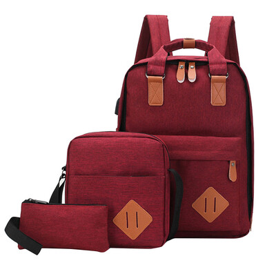 

Tailored New Fashion Man Large-capacity Travel Backpack Shoulder Bags Combination 3PC