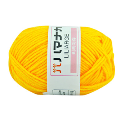 

Gobestart 1PC 25g Chunky Colorful Hand Milk Cotton Knitting Crochet Knitwear Wool A
