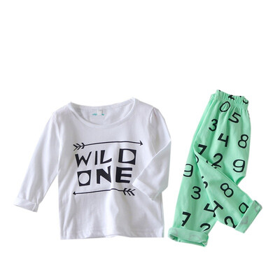

Baby Boy Clothes Cotton Baby Girl Clothing Sets Cartoon Long-sleeved T-shirtPants Infant Clothes 2pcs Suit