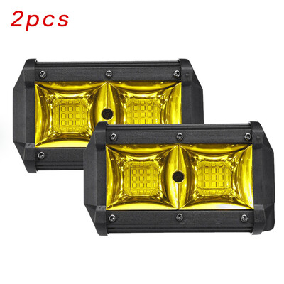 

54W LED Car Work Lights Bar Spot Beam FogDriving Lamp Amber Fit For Offroad SUV