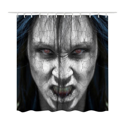 

Horrifying Halloween Shower Curtain Mildew Waterproof Polyester Fabric Shower Curtain Christmas Decor