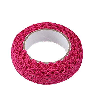 

Cartoon Fabric Lace Tape Colorful Self Adhesive Border Band DIY Xmas Wedding Party Gift Ornament