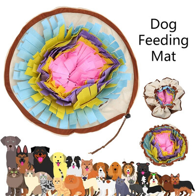 

Dog Feeding Mat Portable Sniffle Mat Washable Dog Feeding Smell Training Blanket Nose Work Feeding