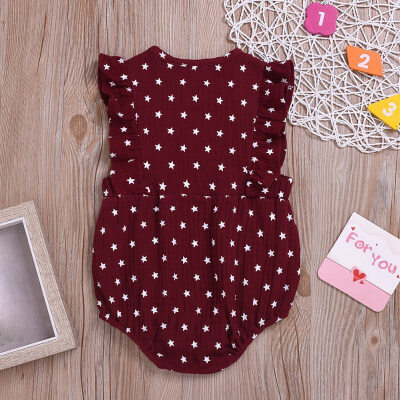 

WEIXINBUY New Cute Baby Romper Toddler Girls for Newborn Cotton Rompers