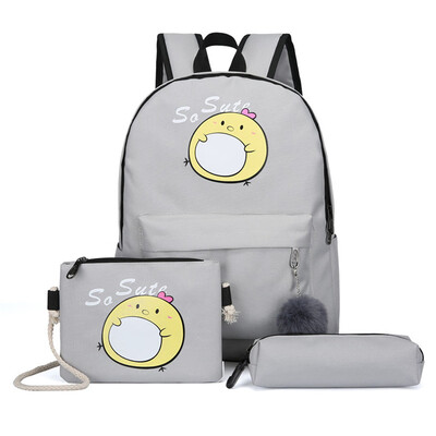 

Tailored Fashion Simple Style Multi-Function Waterproof Oxford Hair Ball Three-Piece Bag