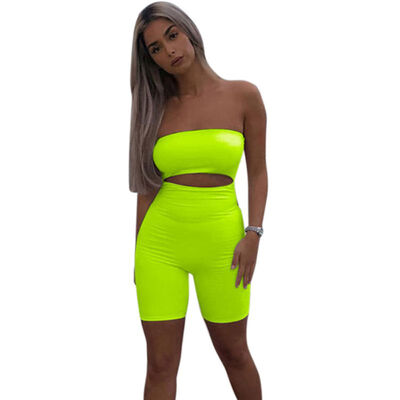 

Sexy Summer Anti Cellulite Bodysuit Women Backless Jumpsuit Hollow Out Romper High Wait Sexy Off the Shoulder Strtchy Body