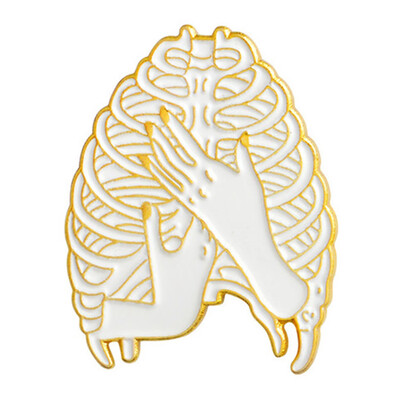 

Creative Enamel Punk Brooch Jacket Lapel Pin Alloy Bag Badge Halloween Brooch