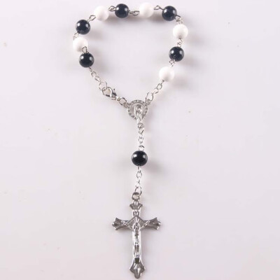 

Catholic Holy Cross Bead Bracelet Beautiful Jewelry Stamp Crucifix Bead Bracelet