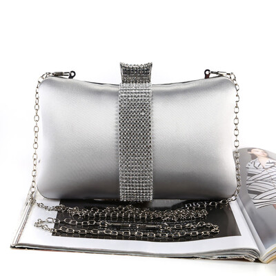 

Tailored Womens Evening Handbag Diamond Pillow Shaped clutchbag Shoulder Cross Bag