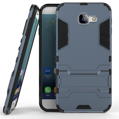 

Goowiiz Phone Case For Samsung Galaxy A320 A3A520 A5A720 A7 2017 Armor PC TPU Silicone Hard Bracket Double Protection