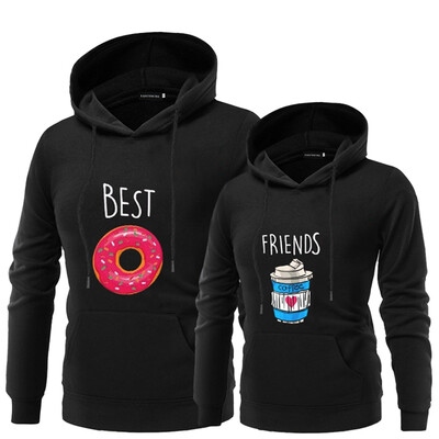 

Women Bff Hoodie Casual Long Sleeve Printed Best Friends Hooded