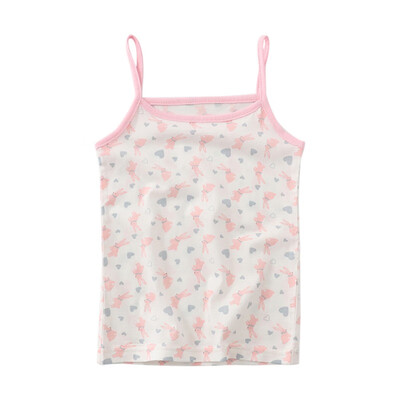 

Summer Children Girls Vest Camisole Kids Sleeveless Shirts Waistcoat Baby Singlet Girls Undershirts Teenager Tank