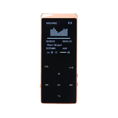 

16GB MP3 Player Portable Ultra-thin Digital Music Player TF Card Slot Touch Button FM Radio Support BT Function with 35mm Headpho