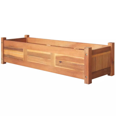 

Garden Planter Acacia Wood 394"x118"x98"