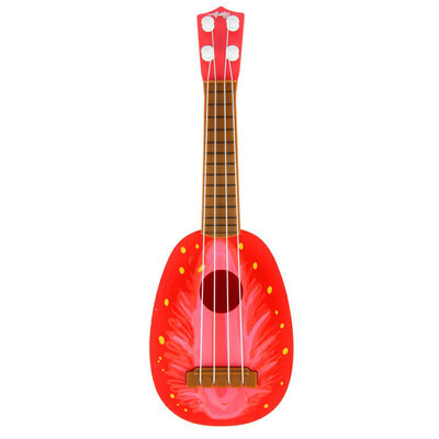 

〖Follure〗1pc Children Learn Guitar Ukulele Mini Fruit Can Play Musical Instruments Toys
