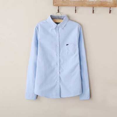 

Women Tops Blouse Spring Long-Sleeve Casual Body Denim Shirt Slim Cotton Jeans Shirts Women Shirts blusas