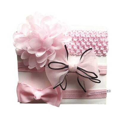 

Baby Floral Print Headband For Girls 3 Pcs Baby Girl Floral Elastic Headbands Holiday Party Hair Band Headwear Accessories