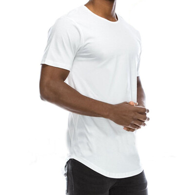 

Mens Casual Fashion Basic Crew Neck Hip Hop T-Shirt Tops SXL