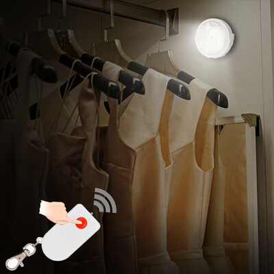 

〖Follure〗LED Wireless Night Light & Remote Control Closet Cabinet Puck Lamp