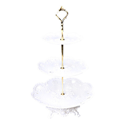 

Toponeto Cupcake Stand Cake Dessert Wedding Event Party Display Tower Plate Round