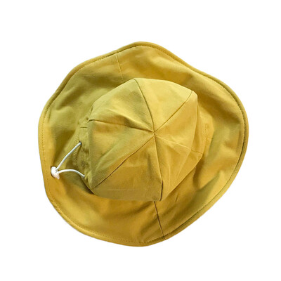 

Children Girls And Boys Solid Color All-match Concise Casual Sunscreen Folding Adjustable Bucket Hat 1-8Y Cap