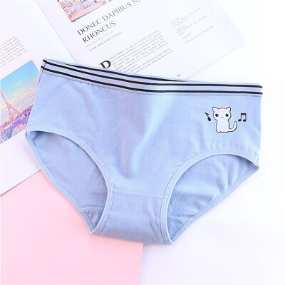 

Women Seamless Underwear Mid-rise Sexy Llingerie Briefs Cartoon Animal Print Cotton Panties Women Intimates Girl shorts culotte