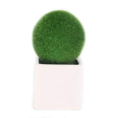 

Flocking Happiness Simulation Plant Pot Set Five-pointed StarLove HeartRound Ball Home Office Balcony Square Potted Plant