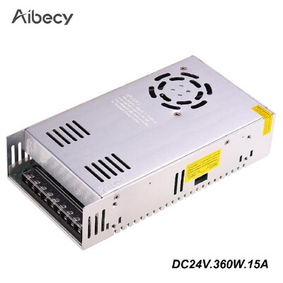 

Aibecy DC 24V 360W 15A Universal Regulated Switching Power Supply Compatible with Ender 3 3D Printer LED Strip Light Computer Proj