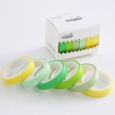 

Candy Color Series Decorative Tape Set Kawaii Plan Handbook Hand Account Decor Paper Masking Tape School Supplies Stationery