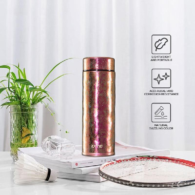 

Pure Titanium Water Bottle Vacuum Insulated Cup Thermos Bottle 260ml400ml Hot Cold Vacuum Flask Gift for Friends