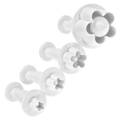 

4PCS Plum Blossom Spring Die Plastic Sugar Cakes Baked Biscuit Cookies Paste Decorating Modeling Tools Kitchen Gadgets