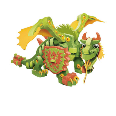 

Tailored 3D EVA Puzzle Handsome Dinosaur Model DIY Gadget Blocks Building Toy Gift