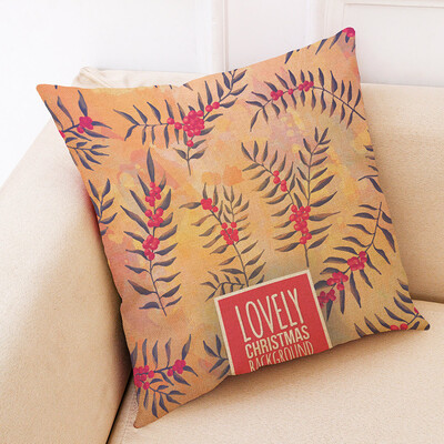 

Tailored Christmas Home Decor Cushion Cover Graffi Style Throw Pillowcase Pillow Covers