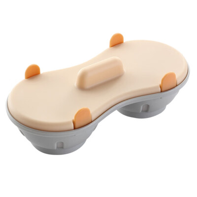 

Microwave Double-grids Egg Poacher Cookware Double Cup Egg Boiler Kitchen Steamed Egg Set Microwave Ovens Cooking Tools