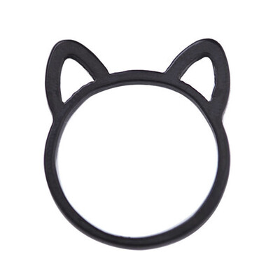 

New Fashion Accessories Jewelry Rings Lovely kitty Cat Ear Rings for Women Wedding Gifts Simple Style 3 choice