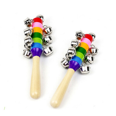 

Pudcoco Fashion Newborn Baby Rattles Infant Baby Soft Toys Rainbow Rattle Tinkle Hand Bell Mobiles In Baby BedCrib Stroller Hot