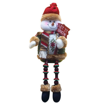 

Christmas Sitting Doll Ornament Festival Party Table Decoration Santa Elk Snowman