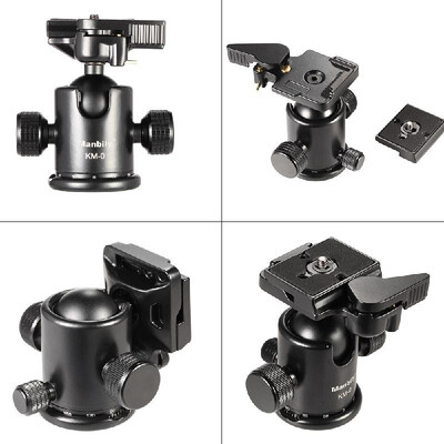 

Manbily KM-0 Professional Camera Ball Head Tripod Head Panoramic Head Sliding Rail Head Aluminum Alloy Max Load Capacity 15kg