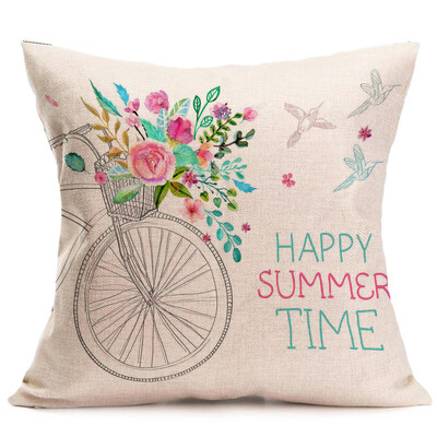 

〖Follure〗Fashion Home Decor Cotton Linen Throw Pillow Case Sofa Waist Cushion Cover