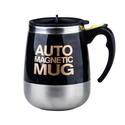 

400ml Automatic Mixing Coffee Cup with Lid Stainless Steel Self Stirring Cup Office Water Battery Powered Automatic Cup Gift