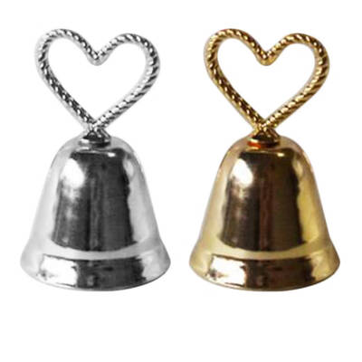 

Wedding Seat Card Heart Clip Kissing Bell Lucky Seat Card Holder Clamps Table Number Holder