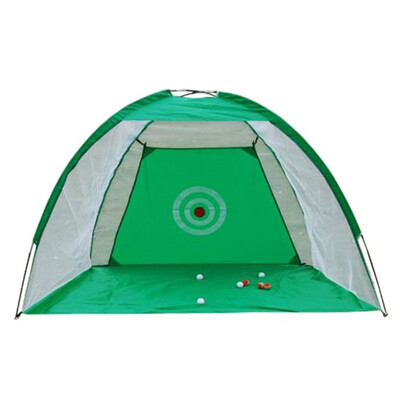 

Foldable Golf Hitting Cage Training Aids Indoor Outdoor Sports Golf Cage Swing Trainer Chipping Net Backyard Garden Grassland