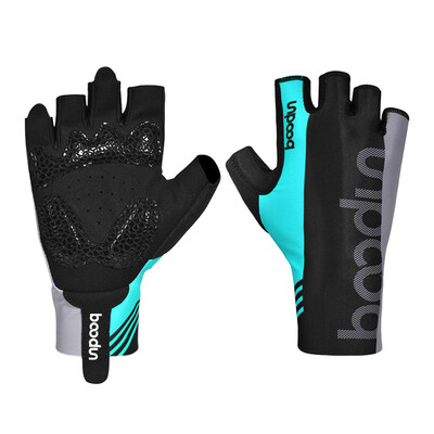 

Men Women Cycling Gloves With Shock Absorb Gel Pad Breathable Half Finger New