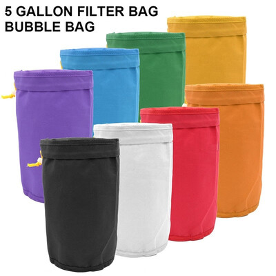 

5-Gallon 8 Bags Set Garden Bubble Hash Herbal Ice Essence Extractor Filter Bag Kit
