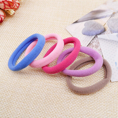 

Gobestart 50 pcs lowest price Girl Elastic Hair Ties Band Rope Ponytail Bracelet