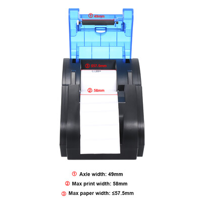 

High BT Quality Printer Qr Code Sticker Barcode Thermal Adhesive Clothing Label Printer 58mm