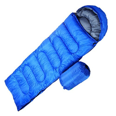 

190T polyester cloth Winter Warm Cotton Envelope Sleeping Bag Thermal Adult Winter Sleeping Bag Outdoor Travel Waterproof Sleeping