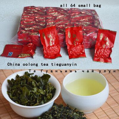 

oolong tea anxi Tieguanyin chinese tea high quality 1725 the tea fresh for losing weight heath care 64 SMALL bags